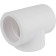 Тройник Kalde Россия для полипропиленовых труб d=63 под сварку (белый)