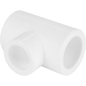Тройник переходной Kalde 25х20х25 для полипропиленовых труб под сварку (цвет белый) (R.3212-tio-252025)