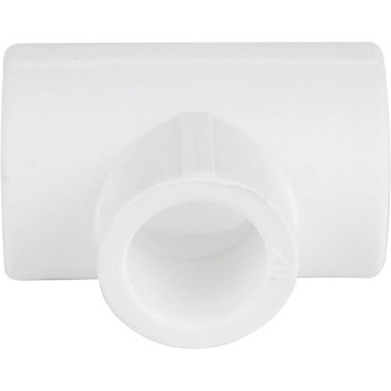 Тройник переходной Kalde Россия 25х20х25 для сварки полипропиленовых труб (белый)-1