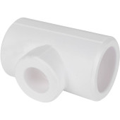 Тройник переходной Kalde 32х20х32 для полипропиленовых труб под сварку (цвет белый) (R.3212-tio-322032)