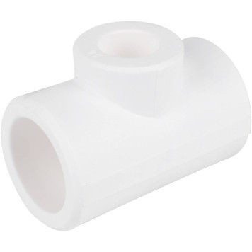 Тройник переходной Kalde Россия 32х20х32 для сварки полипропиленовых труб (белый)-1