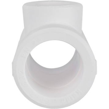 Тройник переходной Kalde Россия 32х20х32 для сварки полипропиленовых труб (белый)-4