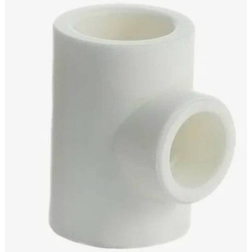 Тройник переходной Kalde Россия для ПП труб 32х25х32 под сварку (белый)
