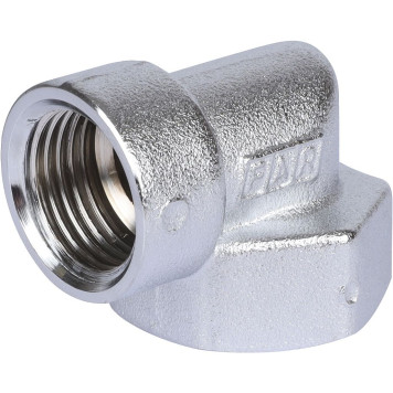 Переходник угловой FAR хром., 3/4 ВР х 1/2 ВР (FK 4050 3412)