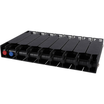 Радиатор биметаллический RIFAR SUPREMO VENTIL 350 SVR 8 секций нижнее правое подключение (Цвет АНТРАЦИТ) 4RS35.VR-8-AN (4RS35.VR-8-AN)-4