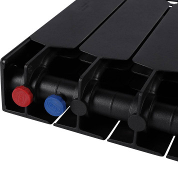 Радиатор биметаллический RIFAR SUPREMO VENTIL 350 SVR 8 секций нижнее правое подключение (Цвет АНТРАЦИТ) 4RS35.VR-8-AN (4RS35.VR-8-AN)-5