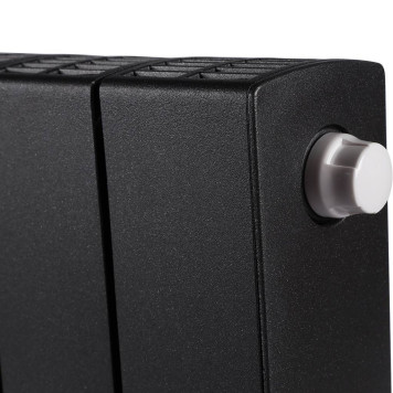 Радиатор биметаллический RIFAR SUPREMO VENTIL 350 SVR 8 секций нижнее правое подключение (Цвет АНТРАЦИТ) 4RS35.VR-8-AN (4RS35.VR-8-AN)-6