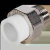 Муфта комбинированная Pro Aqua d=20-1 PP-R разъемная (американка) НР Белая (PA21011)