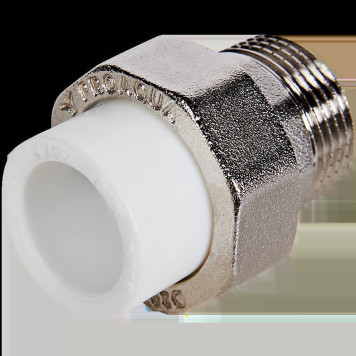 Муфта комбинированная Pro Aqua d=20-1 PP-R разъемная (американка) НР Белая (PA21011)