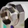 Муфта комбинированная Pro Aqua d=25-1 PP-R разъемная (американка) ВР Белая (PA20015)