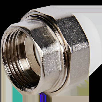 Муфта комбинированная Pro Aqua d=25-1 PP-R разъемная (американка) ВР Белая (PA20015)-1