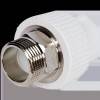 Муфта комбинированная Pro Aqua d= 32-1 PP-R под ключ НР Белая (PA23518P)