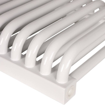 2-х трубчатый стальной радиатор ROMMER RST 2030/24 секции боковое подключение RAL9016 RST-203024-010 (RST-203024-010)-6