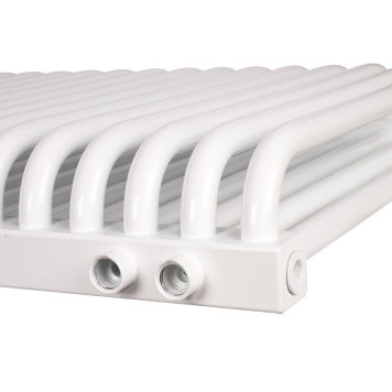 2-х трубчатый радиатор стальной ROMMER RST 2050/28 секций нижнее правое подключение RAL9016 RST-205028-020 (RST-205028-020)-8