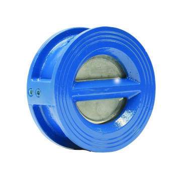Клапан обратный двухстворчатый межфланцевый FAF Valve 2350 Ду 125, Ру 16 чугунный со створкой из нерж. стали и уплотнением EPDM (2350125)