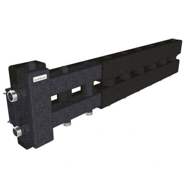 Балансировочный коллектор GIDRUSS BM-60-5D.EPP (до 60 кВт, вх. G 1, 4+1 контура G 1, 4D-кронштейны K.UMS, EPP-термоизоляция) (BM 6005T 20)