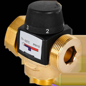 Клапан термостатический ROMMER смесительный для группы RDG-1002 (RDG-0019-010021)-2