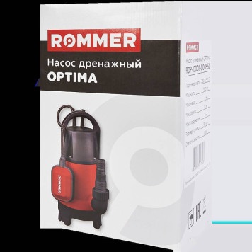 Насос дренажный ROMMER OPTIMA, кабель 10м, 550 Вт, универсальный RDP-0001-000550 (RDP-0001-000550)-3