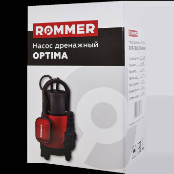 Насос дренажный ROMMER OPTIMA, кабель 10м, 900 Вт, универсальный RDP-0001-000900 (RDP-0001-000900)-3