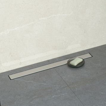 13701232 BETTOSERB Душевой лоток BETTO DRAIN Frameless Line 750 Хром матовый/полая под плитку, без рамки (13701232)