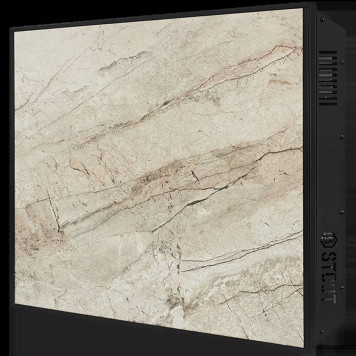 Отопительная панель STOUT GREY STONE SCT 60*60 серый гранит / черный корпус SCT-00GB-006060 (SCT-00GB-006060)-1