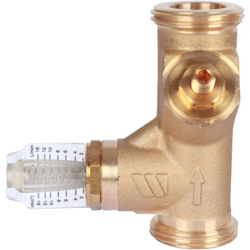Вентиль балансировочный Watts HP SRV-AG15 с расходомером 1 дюйм, 2-16 л/м.