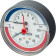 Термоманометр аксиальный Watts FR 818 TMAX 10x1/2, 80 мм, 0-10 бар