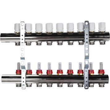 Коллектор Luxor CD 477/9 с расходомерами-2