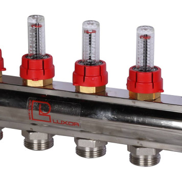 Коллектор Luxor CD 477/9 с расходомерами-3