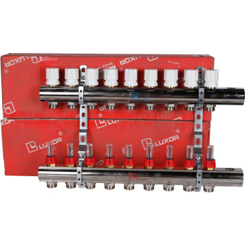 Коллектор Luxor CD 477/9 с расходомерами-7