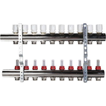 Коллектор LUXOR CD 477/10 с расходомерами в сборе-2