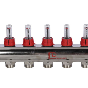 Коллектор LUXOR CD 477/10 с расходомерами в сборе-4