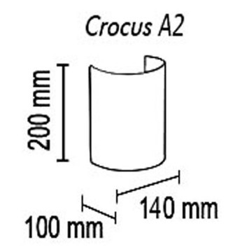 Накладной светильник TopDecor Crocus Glade Crocus Glade A2 10 328g-1