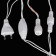 Бахрома световая Sneha A-056R BL/WT FLASH