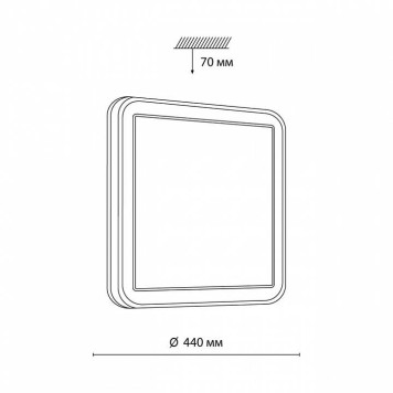 Накладной светильник Sonex Akuna 7621/DL-7