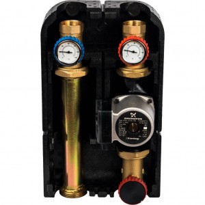 Насосная группа STOUT SDG-0001 с Grundfos UPSO 32-65 в теплоизоляции DN 32