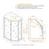 Душевой уголок RGW SV-82 L 800x1200