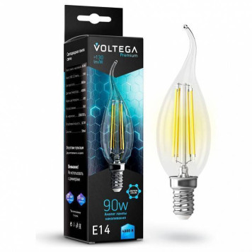 Лампа светодиодная Voltega Candle wind 9W Graphene 7133-1