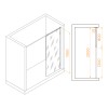 Душевая перегородка RGW WA-034 800