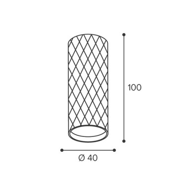 Накладной светильник Wolta Piccole WSL-MR11/17BG-2