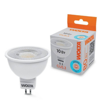 Лампа светодиодная Wolta GU5.3 10Вт 6500K WSTD-MR16-220V10W6KGU5.3-L-1
