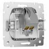Розетка Ethernet RJ-45 и со шторками, без рамки Werkel белый W5120101