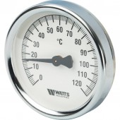 Термометр биметаллический накладной Watts FR810 (ТАВ) 80/120
