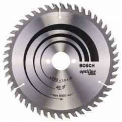Пильный диск Bosch Optiline Wood 190x30x1,6 мм (2608641188)