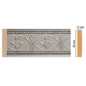 Молдинг DECOMASTER 150-55 (80*12*2400мм)