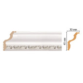 Плинтус потолочный DECOMASTER 148B-60 ДМ (45*30*2400 мм)