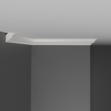 Плинтус потолочный гладкий DECOMASTER D132-115 ДМ (20*20*2000мм)