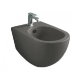 Artceram FILE 2.0 Биде подвесное 36х52см., 1 отв., с креплениями, цвет: черный матовый. FLB001 17 30