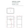 Artceram Fuori Scala Металическая структура 40x57хh83см с раковиной на 1 отв. напольная, цвет: черный матовый. ACA056 17, TFL034 17 00