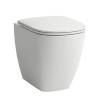 Laufen Lua Унитаз напольный 52x36xh42см, безободковый, цвет: белый глянцевый. 8.2308.1.000.000.1